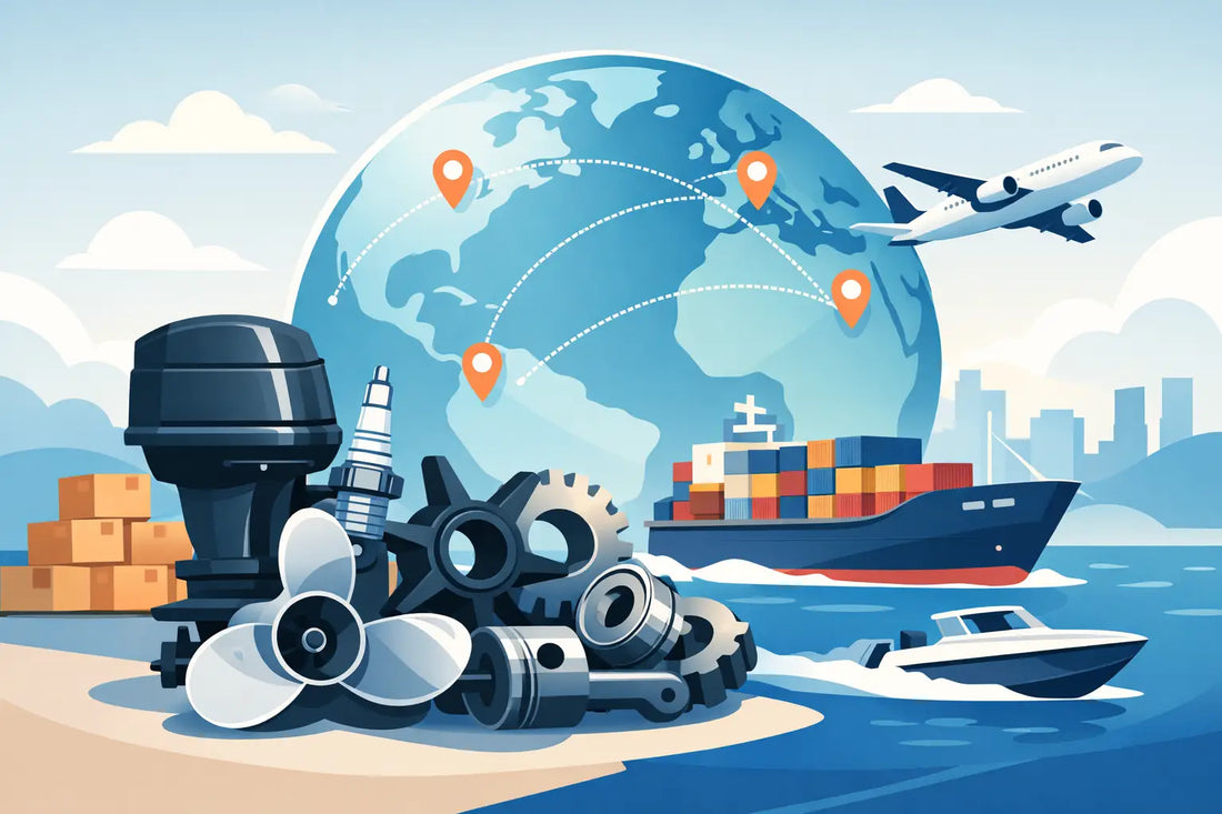 Global Shipping for Outboard Spare Parts