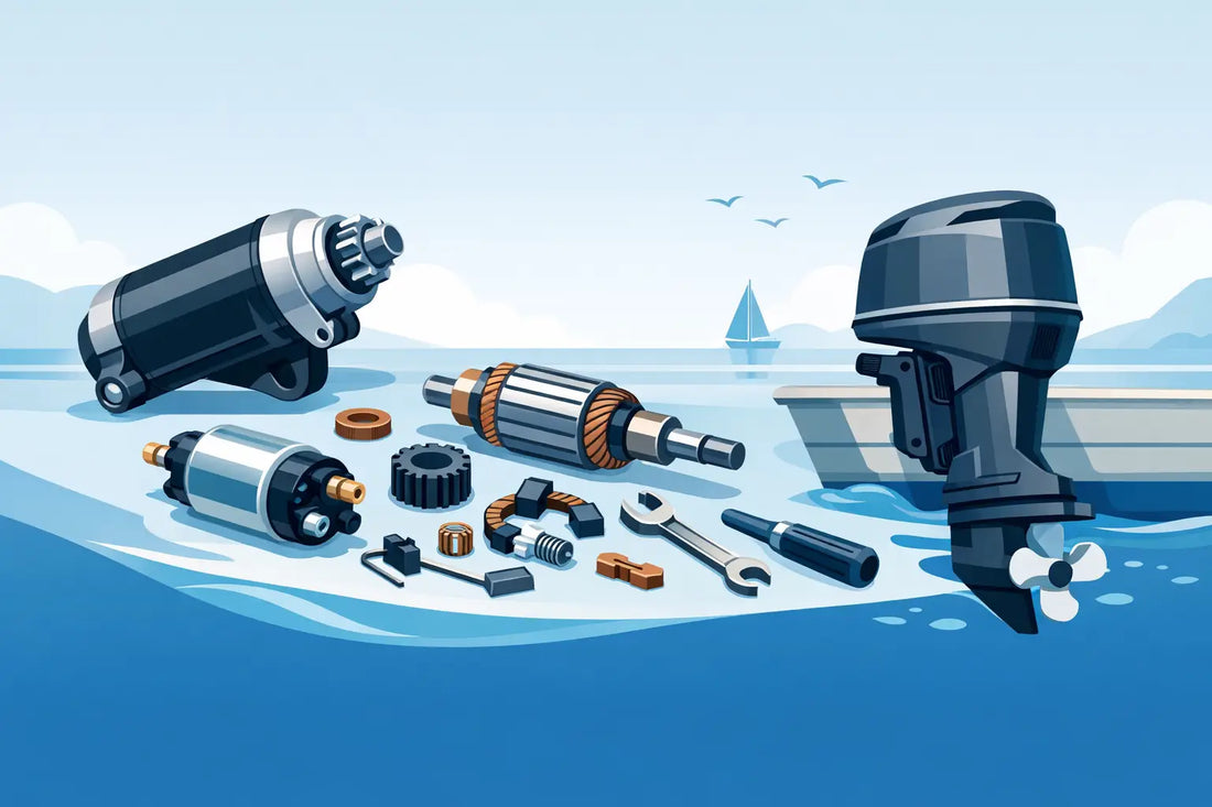 Guide to Outboard Starter Motor Parts and Repairs