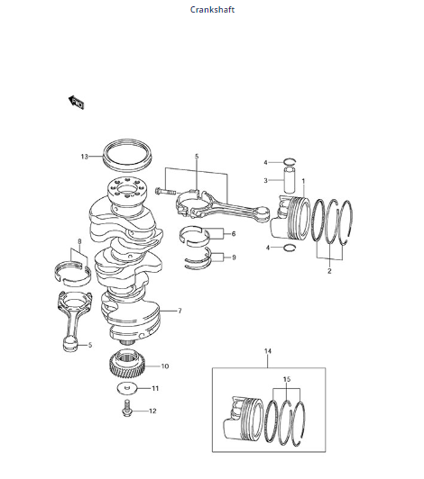 df300HP crank shaft